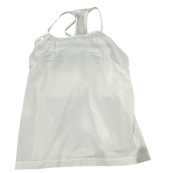 lululemon athletica Tops - Lululemon Athletica Size 4 Racerback White Shirt